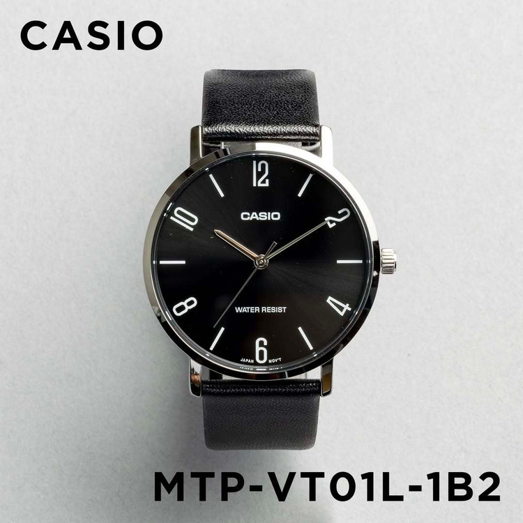 ساعت مچی مردانه کاسیو مدل MTP-VT01L-1B2UDF با بند چرم