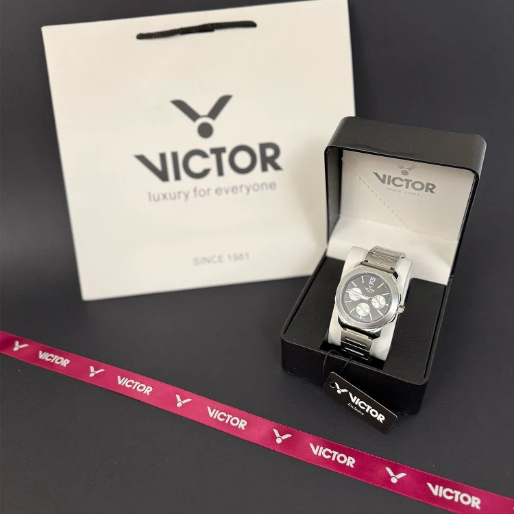 ساعت مچی عقربهای مردانه ویکتور مدل V5659-02 - اورجینال